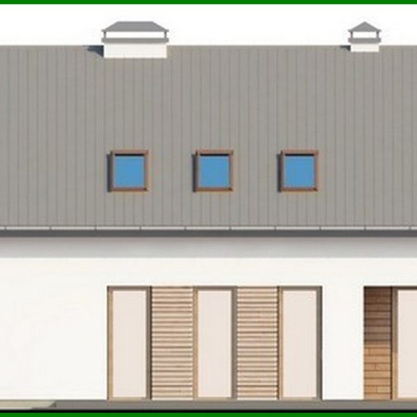 792. House project with a large terrace above the garage