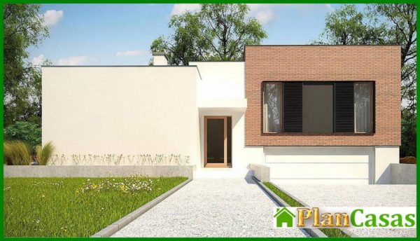 878. Project of a modern mansion with an area of ​​234 square meters. m in the style of minimalism