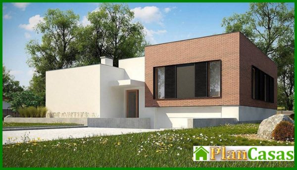 878. Project of a modern mansion with an area of ​​234 square meters. m in the style of minimalism