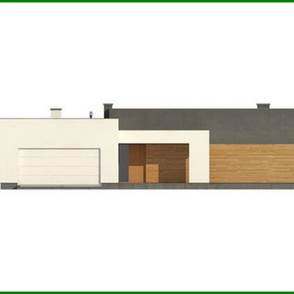 882. Project of 180 sqm fashion house m with a spacious garage for two cars