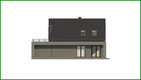 924. Interesting project with a large terrace above the garage