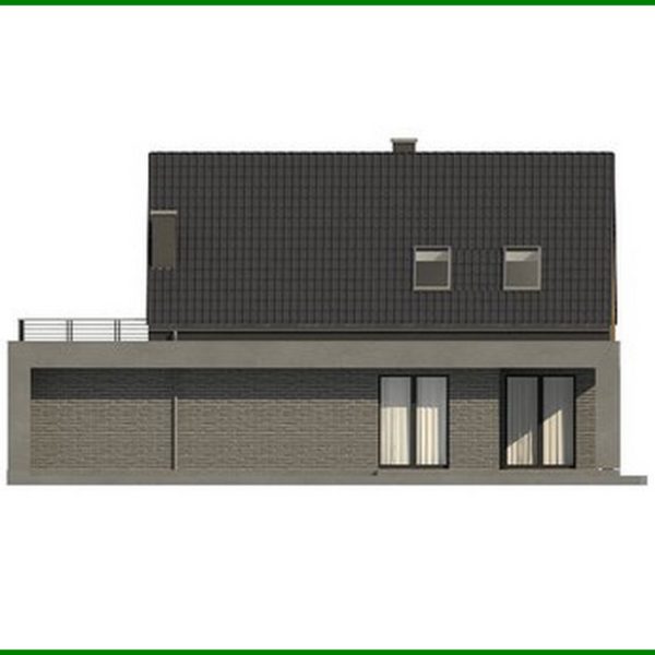 924. Interesting project with a large terrace above the garage