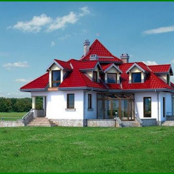 957. Plan of the mansion with an area of ​​231 square meters. m in a modern European style