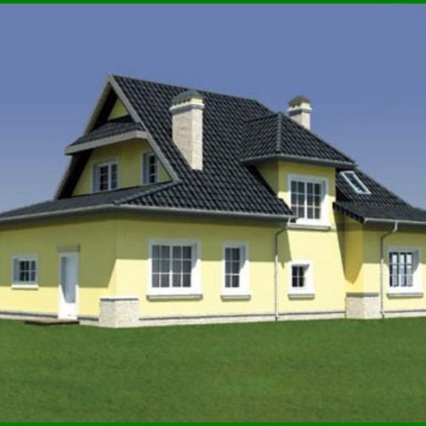 995. The project of a country cottage with a small terrace